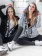 Жіноча кофта з капюшоном - Трихнитка - "Меган" - Чорний mini 5