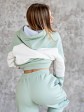 Костюм жіночий - Триніка на флісі -oversize - "Моніка" - Оливка mini 2