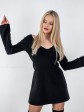 Сукня "Джуді" - Глибоке декольте - one size - Чорне mini 5