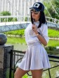 Женский костюм футболка и юбка-солнце - «Джина» - Серый меланж mini 1