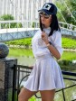 Женский костюм футболка и юбка-солнце - «Джина» - Бежевый меланж mini 1