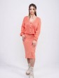 Женское вязаное платье - машинная вязка - "Келли" - Коралл mini 1