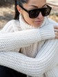 Жіночий светр крупної в’зки кольору - Вовна - Акрил - «Джоллі» - Молоко mini 4