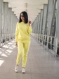 Жіночий костюм вільного крою - Тринітка - «Дженіфер» - Лимонний mini 2