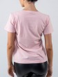Женская футболка свободного кроя - Хлопок - "Элис" - Пудра mini 2