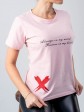 Женская футболка - Хлопок - "Камилла" - Пудра mini 1