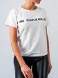 Женская футболка - Хлопок - "Алиса" - Молочная mini 