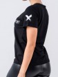 Жіноча футболка - Бавовна - "Аліса" - Чорна mini 4