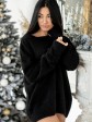 Жіночий светр із ангори - «Ангорка» - Чорний mini 
