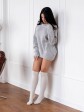 Женскитй свитер из ангоры - «Ангорка» - Серый mini 