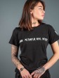Женская футболка - Хлопок - "Алиса" - Черная mini 5