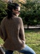 Жіночий светр крупної в’зки кольору - Вовна - Акрил - «Джоллі» - Кофе mini 1