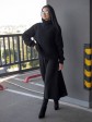 Жіночий светр крупної в’зки Вовна - Акрил - «Джоллі»чорний mini 3
