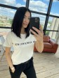 Жіноча футболка - Бавовна - "Аліса" - Молочна mini 3