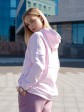Женский спортивный костюм на флисе - "Аврора" - розово-лиловый mini 2