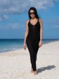 Літня пляжна туніка "Мішель"чорна mini 