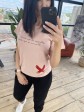 Женская футболка - Хлопок - "Камилла" - Пудра mini 3