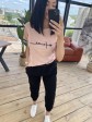 Жіноча футболка - вільний крій - Бавовна - "Файт" - Пудра mini 3