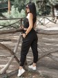 Жіночі штани з кишенею - Тринитка - Чорний mini 1