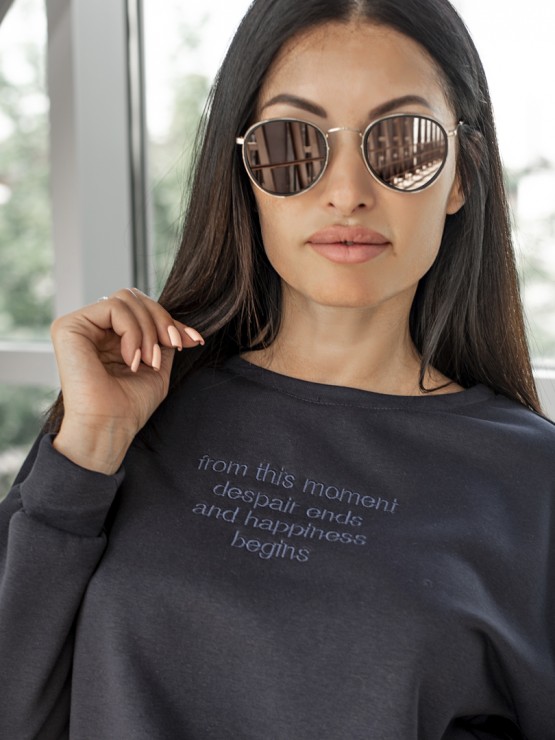 Костюм свободного кроя- Трехнитка - «Дженифер» - синий 3