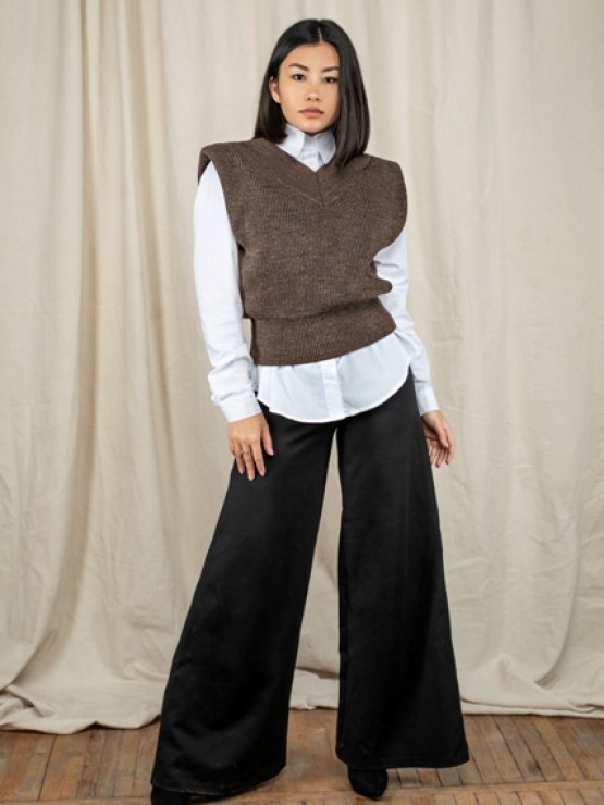 Жилетка»Лили»(Шоколад) 1