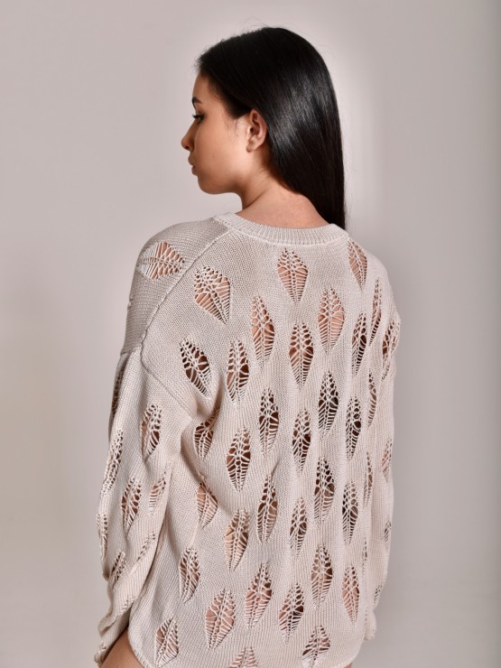 Пуловер" Vivian"беж 4