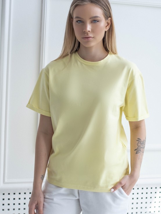 Футболка oversize лимонна "Ніка"  Oversize 