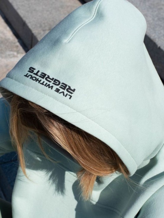 Женский спортивный костюм на флисе - "Аврора" - оливка-хаки 6