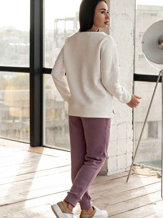 Женский костюм - Трехнитка на флисе  «Ванесса» -  Лиловый 1