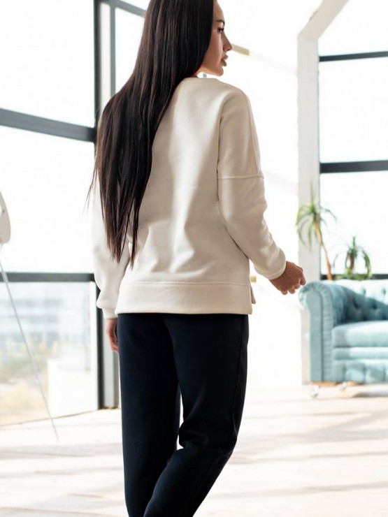 Жіночий костюм - Тринитка на флісі «Ванесса» - Синій 1