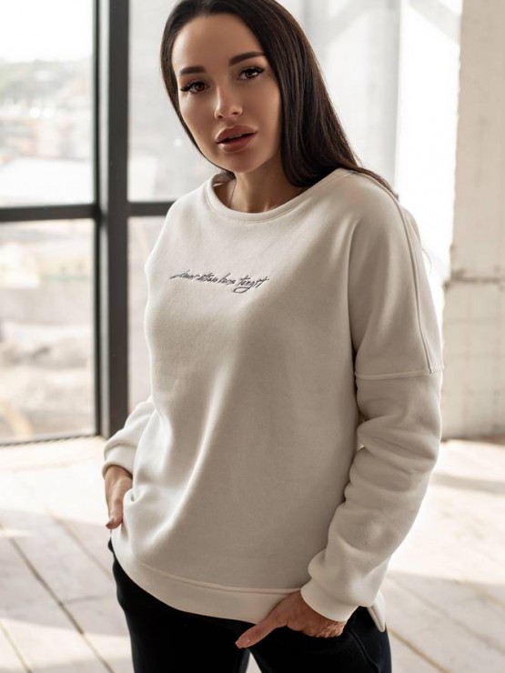 Жіночий костюм - Тринитка на флісі «Ванесса» - Синій 3