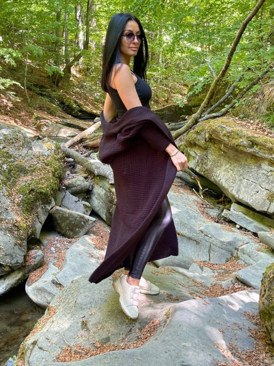 Легкий вязаный кардиган "Ада" черный 6