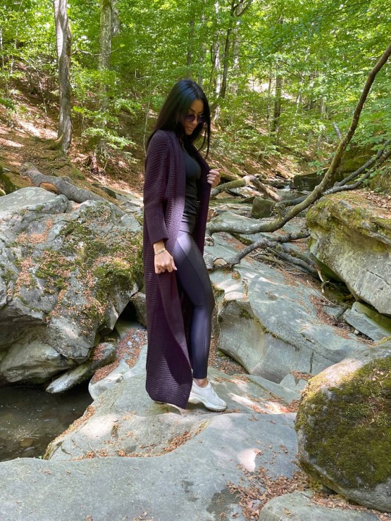 Легкий вязаный кардиган "Ада" черный 7