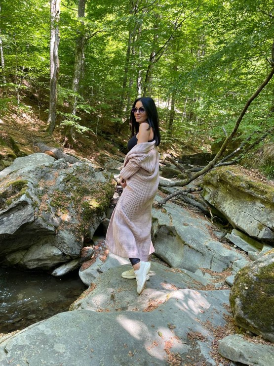 Легкий в’язаний кардиган "Ада"пудра Легкий в’язаний кардиган "Ада"пудра 3