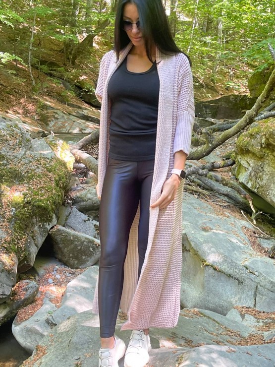 Легкий в’язаний кардиган "Ада"пудра Легкий в’язаний кардиган "Ада"пудра 4
