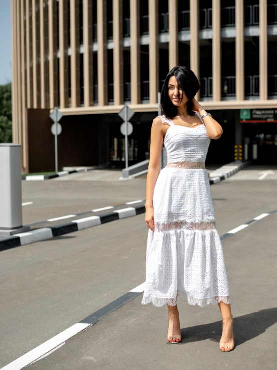 Летний сарафан - Прошва-  "Ксения"- Белый 1