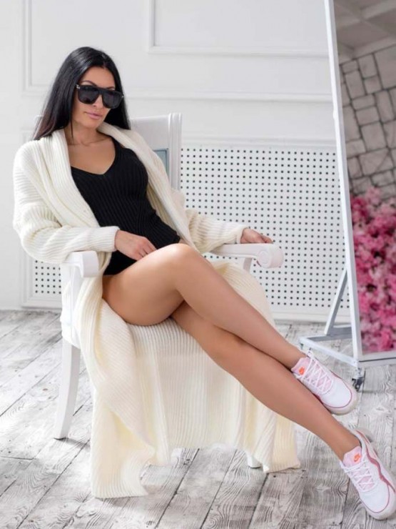 Жіноче боді - Машинна в'язка - Чорний 2