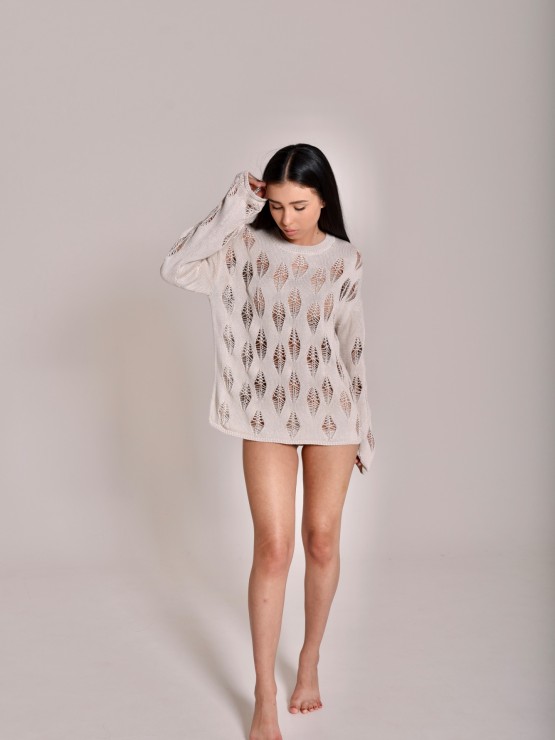 Пуловер" Vivian"беж 2