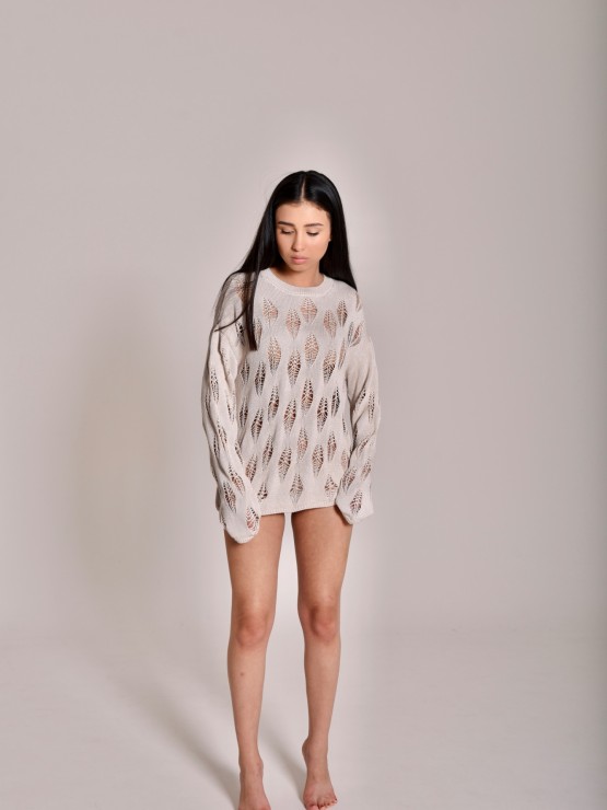 Пуловер" Vivian"беж 3