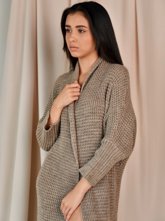 Легкий в’язаний кардиган "Ада"кава 2