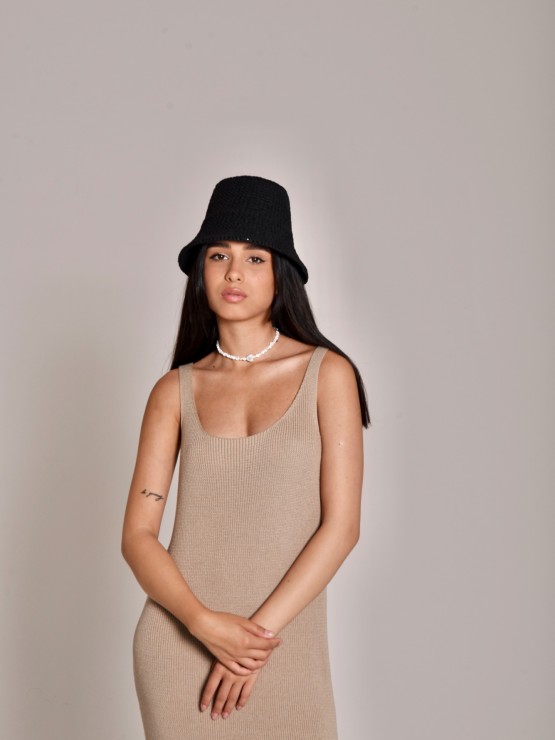 Платье"Эрика"бежевое 1