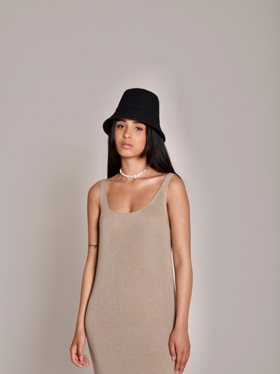 Платье"Эрика"бежевое 4