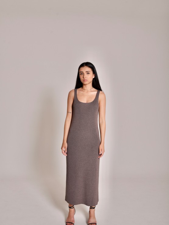 Платье"Эрика"темный шоколад 3