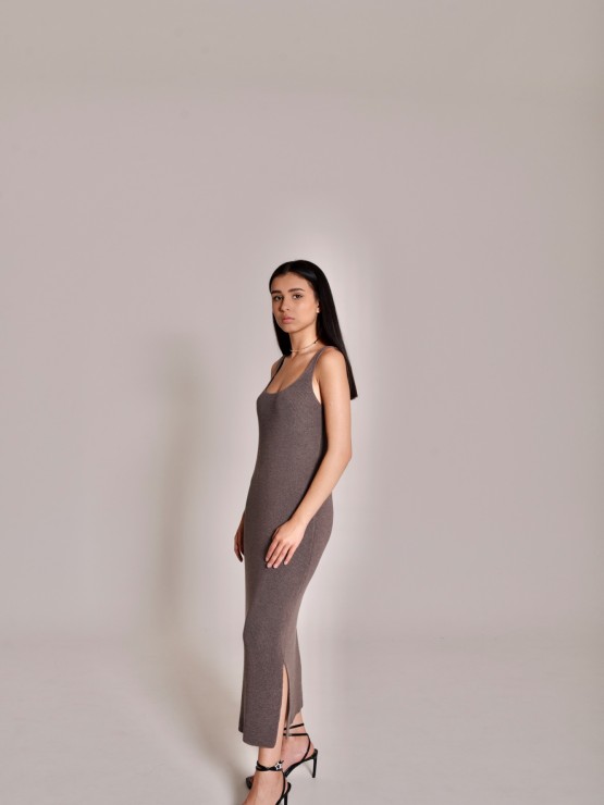 Платье"Эрика"темный шоколад 4