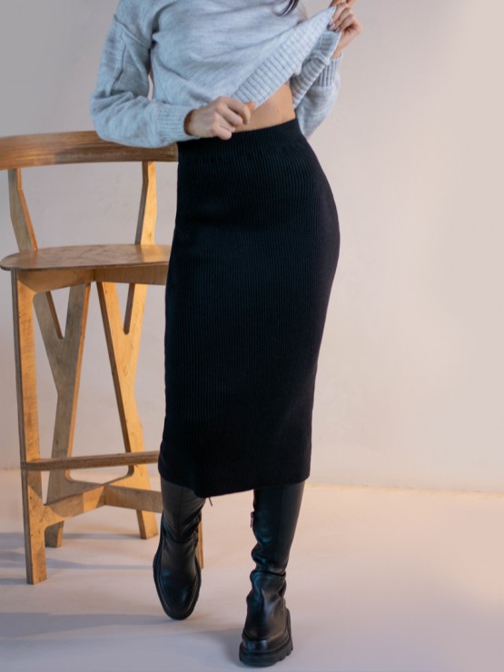 Спідниця-олівець "Камілла"(чорна) 3