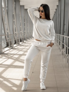 Костюм вільного крою - Тринитка - «Дженіфер» - молоко