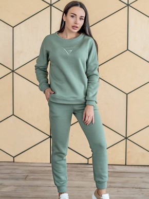 Жіночий костюм - Тринитка на флісі-«Белла» - Хакі