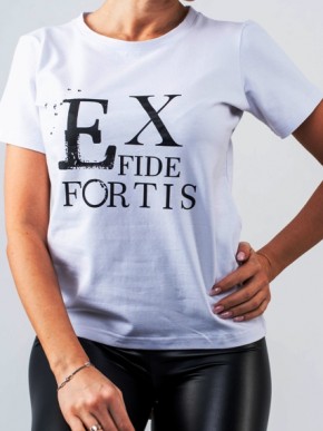 Женская футболка свободного кроя - Хлопок - "Элис" - Молочная